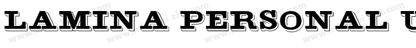 Lamina Personal Use字体转换